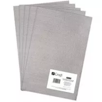 Dalprint Filc poliestrowy A4 szary szary 5 szt.