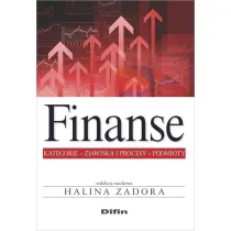 Finanse. Kategorie, zjawiska i procesy, podmioty