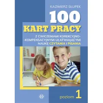 100 kart pracy z �wiczeniami korekcyjno-kompensacyjnymi u�atwiaj�cymi nauk� czytania i pisania poziom 1