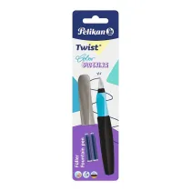Pelikan Pi�ro wieczne Twist Color Blocking Stal. M szare + naboje