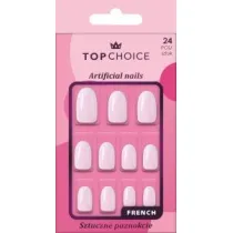 Top Choice Paznokcie sztuczne French migda�owe 24 szt.