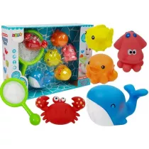 Zestaw do k�pieli zwierz�tka wodne LeanToys