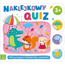 Naklejkowy quiz 3+ Aktywizujca ksieczka malucha