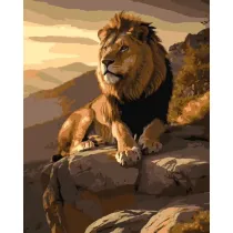 Qbee Malowanie po numerach - Kr�l Bestii 40x50cm