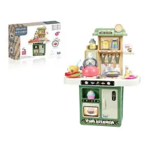 Kuchnia ze wiatem i dwikiem i zlewem z obiegiem wody Swede