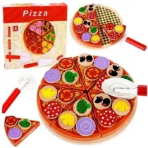 Krojenie pizzy na rzepy z no�em i desk� LeanToys