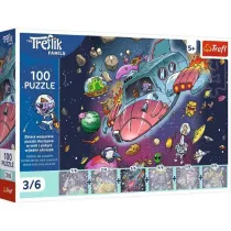 Puzzle UFT 100 el. Gondu� w rakiecie Rodzina Treflik�w 16543