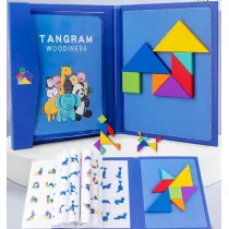 Tangram drewniane klocki z magnesem 1004775