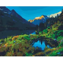 Hobby-maniak.pl Malowanie po numerach. Grskie tereny 40 x 50 cm