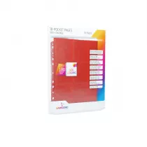 Gamegenic Koszulki do segregatora 18-Pocket Pages Sideloading Red 10 szt.