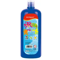 Farba akrylowa KEYROAD butelka 1000ml niebieska