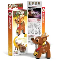 Puzzle Renifer Eugy. Eko Uk�adanka 3D Qelements
