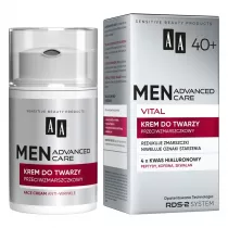 Aa Men Advanced Care Vital 40+ krem do twarzy przeciwzmarszczkowy 50 ml