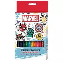 Beniamin Kredki o��wkowe tr�jk�tne jumbo Avengers 12 kol