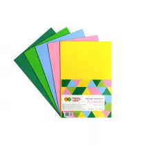 Happy Color Arkusze piankowe FLOWERS, 5 kolorw, A4, 5 arkuszy