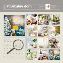 Sztuka Rodzinna Kalendarz 30 x 30 z naklejkami. Przytulny dom 2022