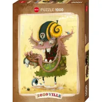 Puzzle 1000 el. Zozoville, �mieciowe jedzenie Heye