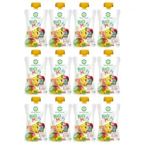 Bio Food Mus mango-bananowo-jab�kowy zestaw 12 x 90 g Bio