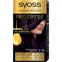 Syoss Oleo Intense farba do wosw trwale koloryzujca z olejkami 3-33 Bogata liwka
