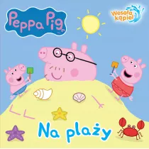 Na pla�y �winka Peppa weso�a k�piel