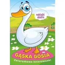 Zwierzakowe kolorowanki. G�ska Gosia