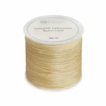 dpCraft Sznurek nulonowy 0,8mm 50m kremowy