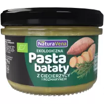 NaturaVena Pasta z ciecierzycy i batatw z rozmarynem 185 g Bio
