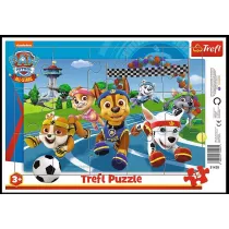 Puzzle ramkowe 15 el. Uczynne pieski Trefl