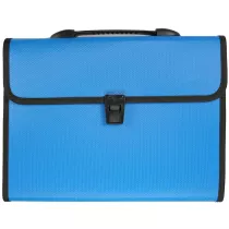 Titanum Teczka A4 z r�czk� 12 przegr�dek niebieska