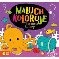 Maluch koloruje i poznaje kolory