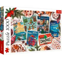 Puzzle 1000 el. Zimowe wspomnienia Trefl