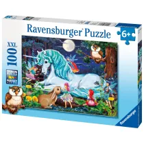Puzzle 100 el. XXL W magicznym lesie Ravensburger