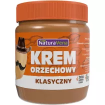 NaturaVena Krem orzechowy klasyczny 100 % bez dodatku soli i cukr�w 340 g