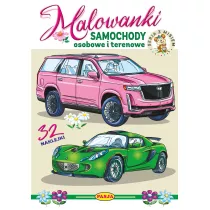 Malowanki Samochody. Seria z misiem