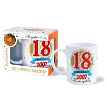 Kukartka Kubek Premium Urodziny 18
