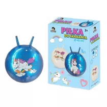 Pika do skakania 45cm z rogami Jednoroec mix Madej