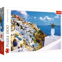 Puzzle 1500 el. Santorini, Grecja Trefl