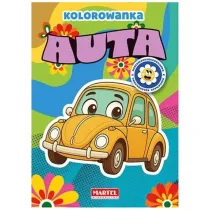 Auta. Kolorowanka z naklejkami
