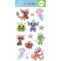 Tatua�e zmywalne Aqua Cuties HAPPY COLOR