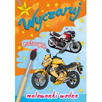 Wyczaruj motocykle. Malowanki wodne