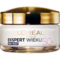 LOreal Paris Ekspert Wieku 50+ przeciwzmarszczkowy krem ujdrniajcy na noc 50 ml