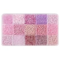 Koraliki DIY odcienie r�u pastelowe Adar