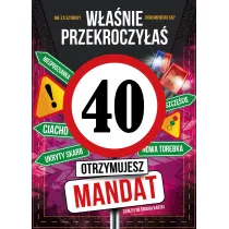 Armin Style KARNET URODZINY 40 B6 Z KOP AS GM-1268 FOL
