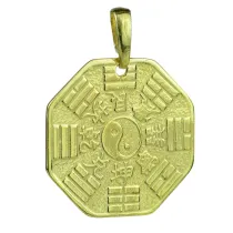 Sotis Amulet Bagua Ag925 + Au 24kar, 6,5g
