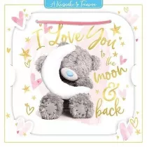 Kartka okolicznociowa I love you to the moon&back