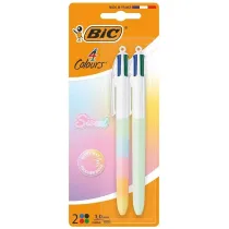 D�ugopis 4 Colors Sweet Pastel 1mm mix 2 szt BIC