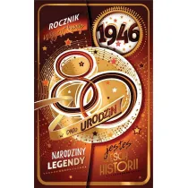 AbCard Kartka okoliczno�ciowa Urodziny 80