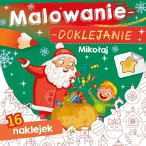 Malowanie-doklejanie. Mikoaj
