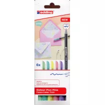 Edding Pisaki pastelowe etui 6 kolor�w