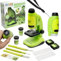 Mikroskop ze �wiat�em powi�kszenie 250x Trifox